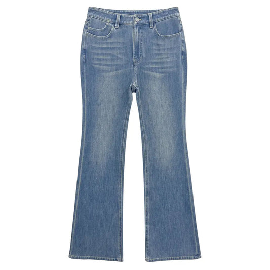 Vintage-Inspired Slim-Fit Flare Jeans