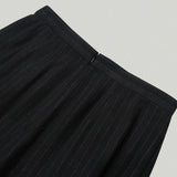 Premium Wool-Blend Striped Dress Pants