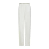 Imported Triacetate Tailored Soft Straight-Leg Pants